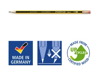 Potlood Staedtler Noris HB met gumtop - 5