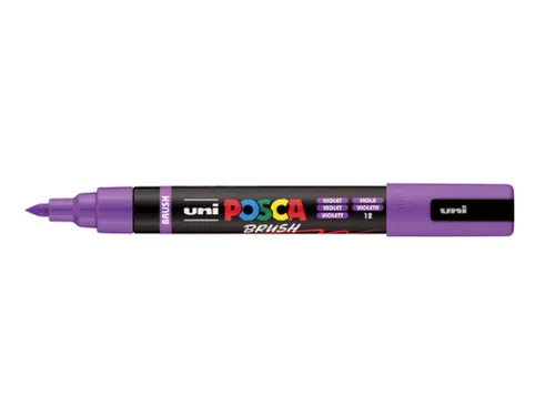 Paintmarker Uni POSCA PC-5BR brushpunt M violet