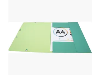 Elastomap Exacompta Forever A4 3 kleppen 380gr karton Donkergroen - 3