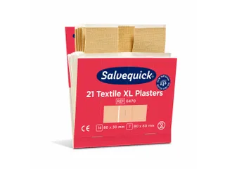 Salvequick Extra Grote Textielpleisters 21 Stuks - 3