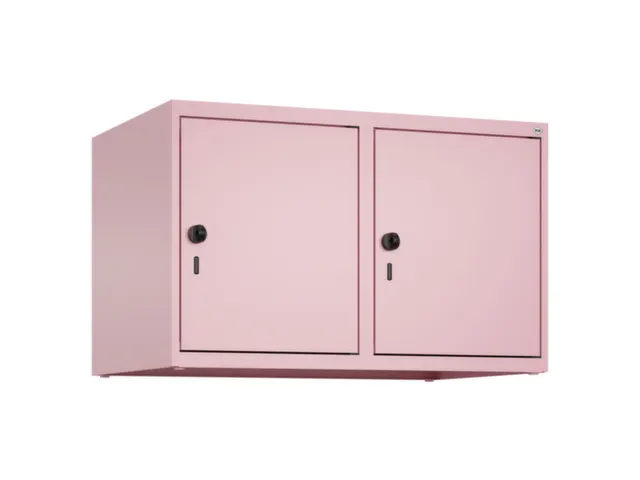opzetkast,v. locker,2vak.,vak B 400mm,HxBxD 500x800x500mm,draaigrendel