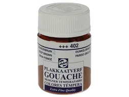 plakkaatverf Extra Fijn flacon van 16 ml, donkerbruin