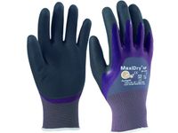 Handschoen Maxidry 56-425 Zwart/paars Maat 7 Nylon Nitril
