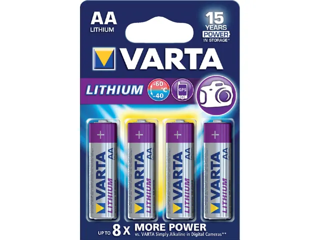 Batterij Varta Ultra Lithium 4x AA