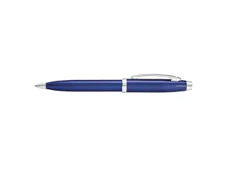 Balpen SHEAFFER 100 E9339 Glossy blue lacquer chrome plated - 5