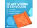 Inuteq Body Cooling handdoek 78x33cm Oranje
