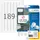 HERMA 10001 Verwijderbare etiketten A4 25,4x10mm Wit 4725 stuks