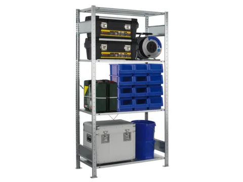 magazijnstelling,grondveld,MULTIplus-Set,HxBxD 2000x1000x500mm