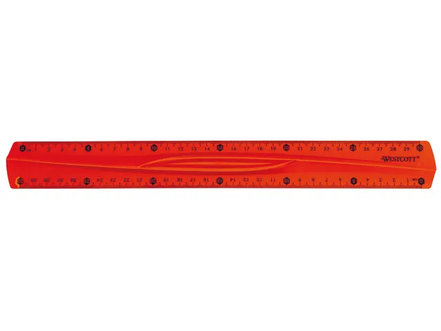 Flexibele liniaal Westcott 30 cm in assorti kleuren