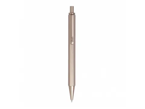 Rhodia scRipt zeshoekige balpen 0.7mm Aluminium Rose Zwart