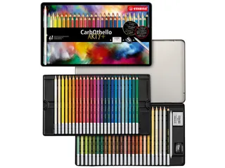 Kleurpotloden STABILO CarbOthello kalkpastel assorti blik à 48 stuks - 4