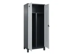 PBM-locker,HxBxD 1950x800x500mm,2vak,vak B 400mm,draaigrendel