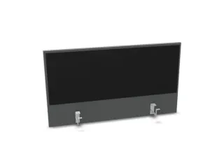 opzetpaneel bureau aanbouw achter MS-donkergrijs BN8033-zwart 1000mm - 1