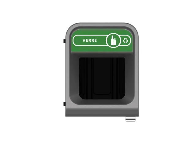 Configure Recyclingstation Verre FR 57 Liter Antraciet Groen