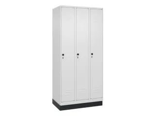locker voor scheiding van kleding,HxBxD 1950x900x500mm,3vak - 1