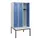locker met bank,HxBxD 1950x900x815mm,3vak,vak B 300mm,cilinderslot