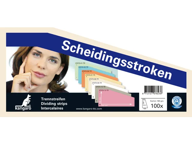 Scheidingsstrook Kangaro 2-gaats 240x105x60mm trapezium 180 grams RC b