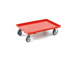 dolly,draagverm. 250kg,laadvl. LxB 615x415mm,platform gesloten - 1