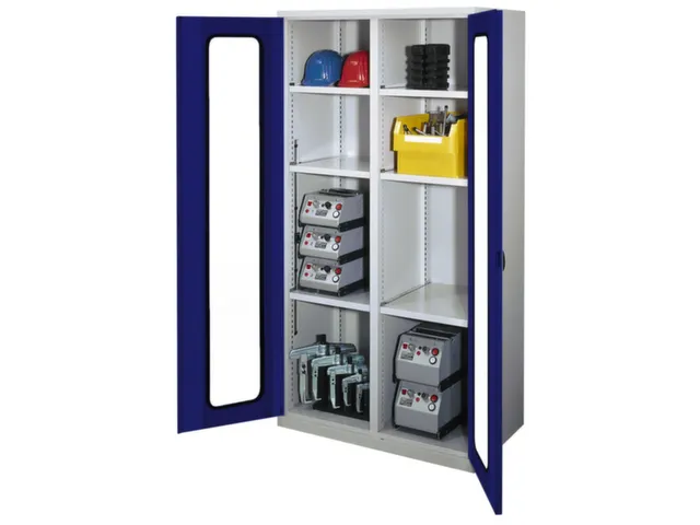 Materiaalkast Scheidingswand 1950x1000x600mm 6legborden Ral5010