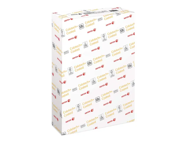 Laserpapier Xerox Colotech+ glossy coated A4 200gr wit 250 vel