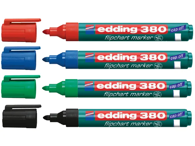 Viltstift Edding 380 Voor Flipover Rond 1.5-3mm Blauw