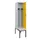 locker met bank,voor scheiding van kleding,HxBxD 2120x400x815mm,1vak