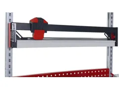 snijmachine,v. paktafel,HxBxD 220x750x50mm,v. inhangen,RAL9005