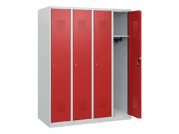 schoollocker,HxBxD 1530x1200x500mm,4vak,vak B 300mm,cil.-slot