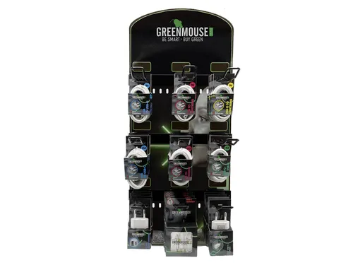 Kassadisplay Green Mouse telefoonaccessoires voor blisterverpakkingen