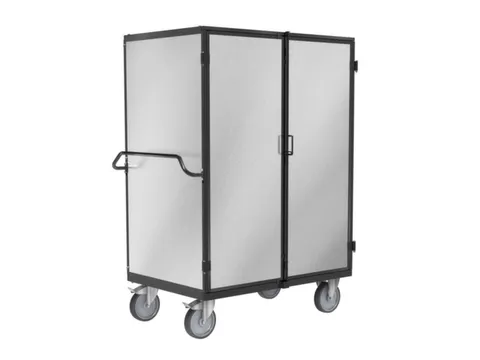 kastwagen,draagverm. 500kg,laadvl. LxB 1134x745mm,duwbeugel,RAL7043