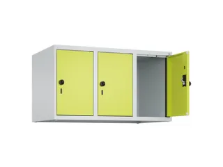 opzetkast,v. locker,3vak.,vak B 300mm,HxBxD 500x900x500mm,draaigrendel - 1