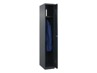 locker,HxBxD 1850x300x500mm,1vak,vak B 300mm,cil.-slot,staand op vloer - 1