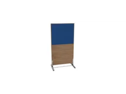 scheidingswand,HxB 1545x800mm,NT-cherry,BN6016-blauw