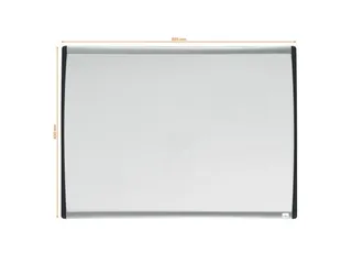 Nobo droog uitwisbaar whitebord met gewelfde lijst 58.5x43cm - 7