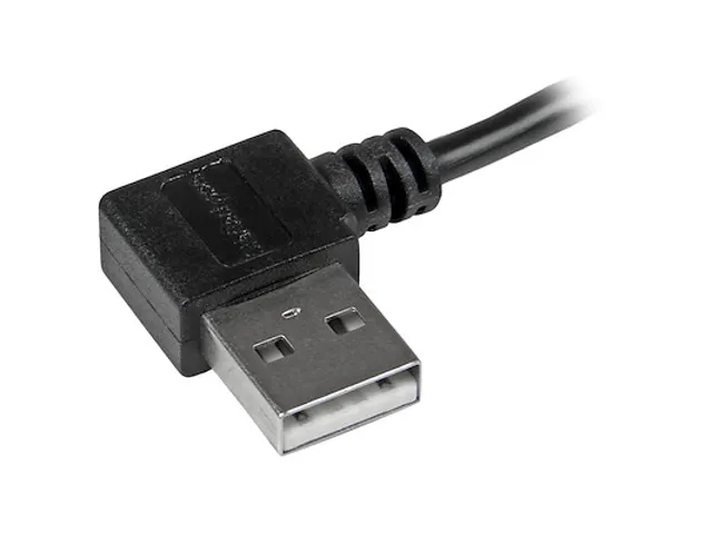 2m Micro-USB kabel met rechts haakse connectors M/M