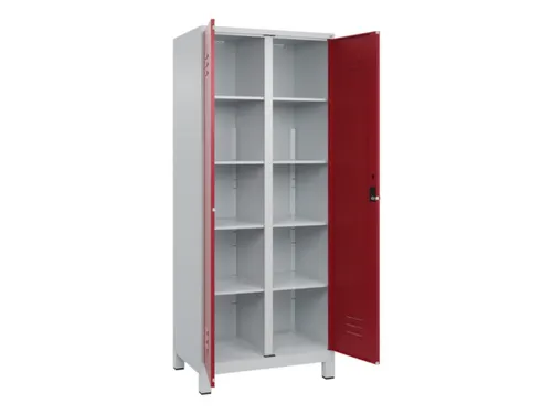 wasgoedverdeelkast,HxBxD 1950x800x500mm,vak B 400mm,draaigrendel