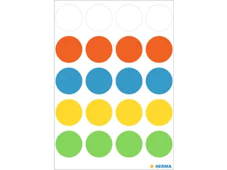HERMA 1881 Multipurpose etiketten Rond 19mm Assorti 100 stuks - 2