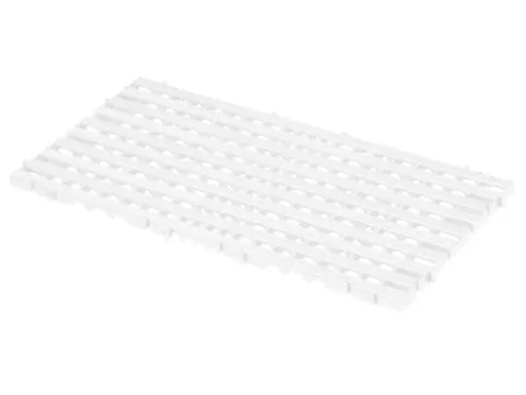 Roostertegel Hd-pe Lxbxh 800x400x25mm Wit