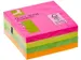 Quick Notes 76 x 76 mm, 400 vel, geassorteerde neonkleuren