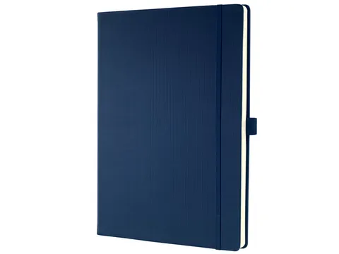 Notitieboek Conceptum Pure A4 midnight blue gelinieerd hardcover, genu