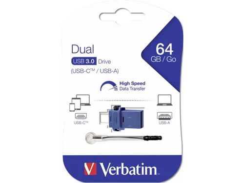 Dubbele USB Stick USB-C USB-A 64GB