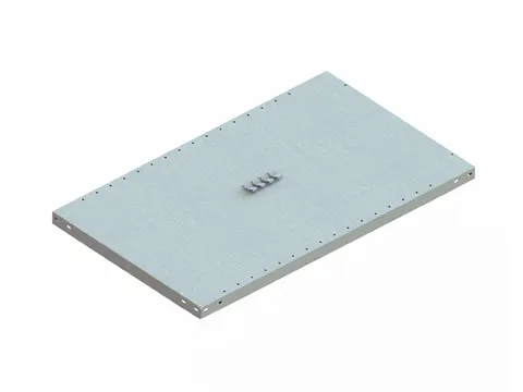 legbord,v. magazijnstelling,BxD 1000x600mm,vakl. 150kg,verzinkt