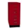 kantoor-ladekast HxBxD 670x279x380mm 6 laden romp kardinaalrood staal