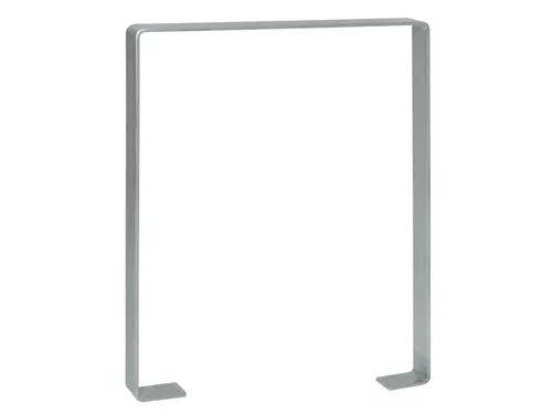 fietsbeugel,L 800mm,staal vuurverzinkt,plat staal,v. inbetonneren