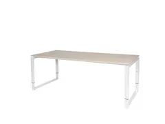 Domino Plus Bureau Hoogte Verstelbaar 2000x900mm Robson Eiken Wit