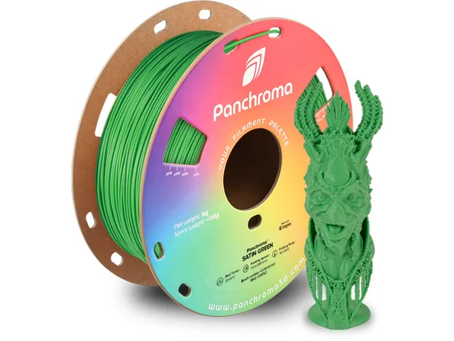 PLA Satin 1,75mm Groen 1kg Panchroma 3D Filament