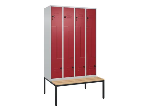 armoire vestiaire Z HxlxP 2120x1200x815mm 8compart.