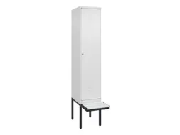 locker met bank,HxBxD 2120x400x815mm,1vak,vak B 400mm,cil.-slot