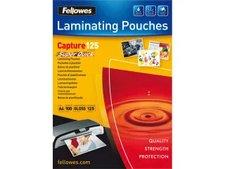 Lamineerhoes Fellowes Superquick A4 125 Micron glanzend - 2