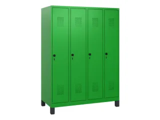 schoollocker,HxBxD 1630x1200x500mm,4vak,vak B 300mm,draaigrendel - 2